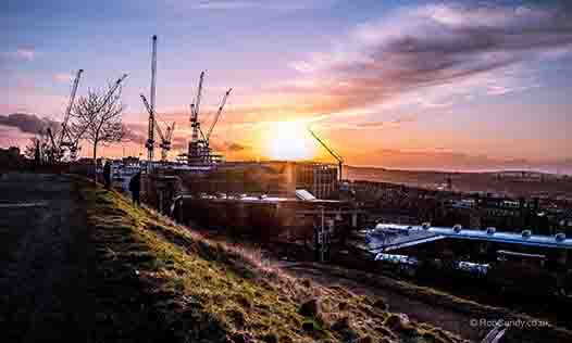 <p>Sunset from Calton Hill</p>