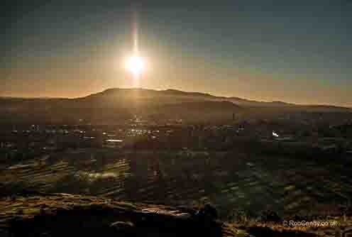 <p>Mist over the city</p>