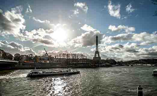 <p>Up the Seine with Eiffel Tower</p>