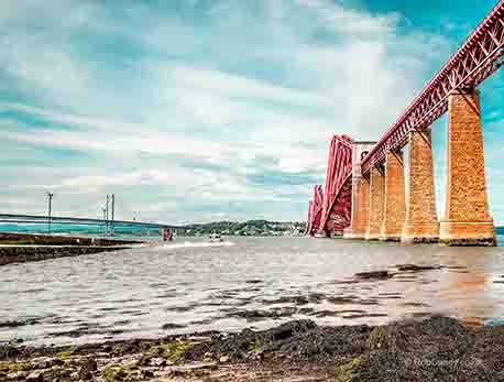 <p>Forth Bridges looking north</p>