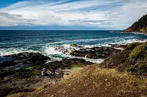 <p>Looking out to sea</p>